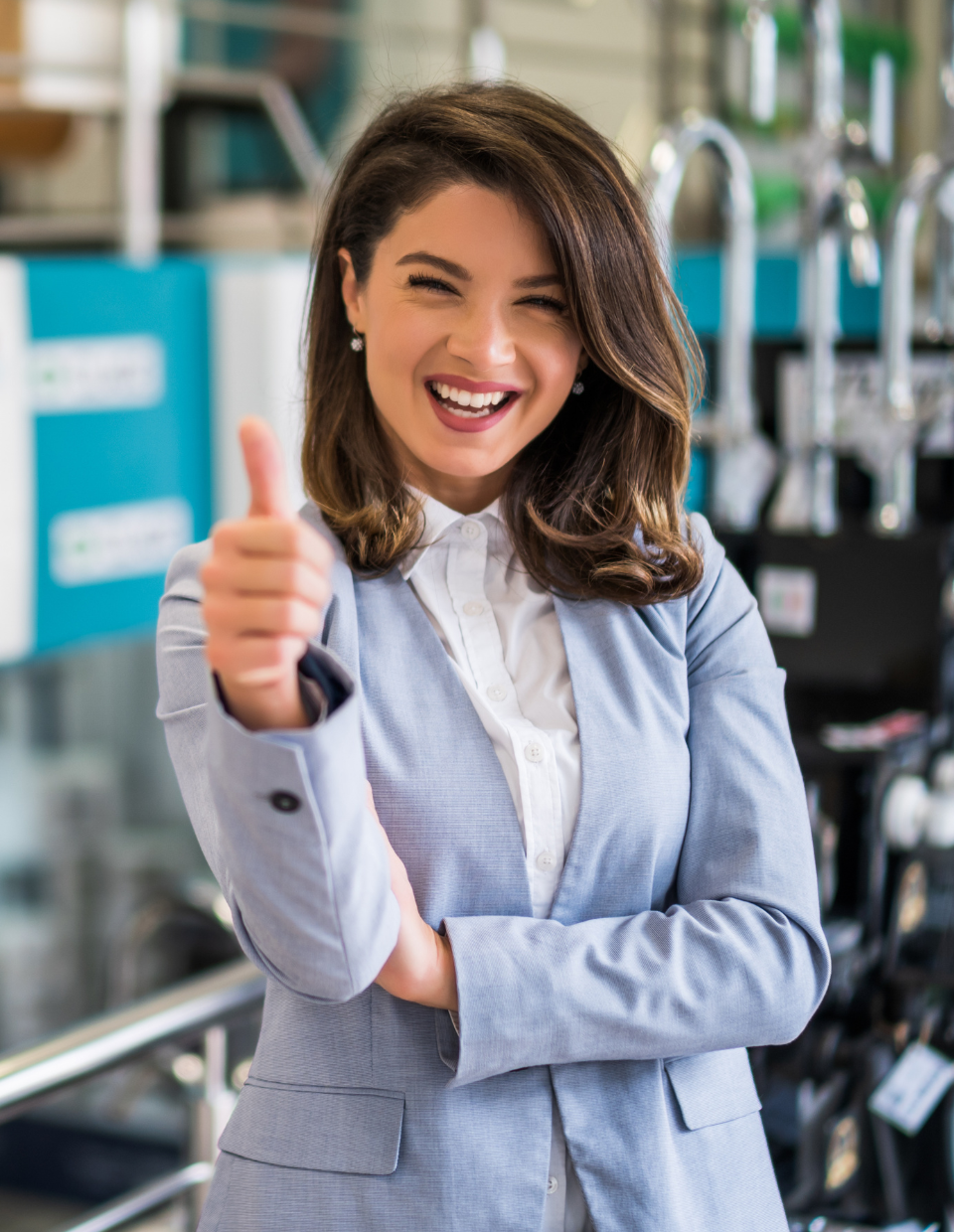 Happy Business Owner